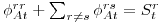 \phi^{rr}_{At} + \sum_{r \neq s}\phi^{rs}_{At} = S^r_t